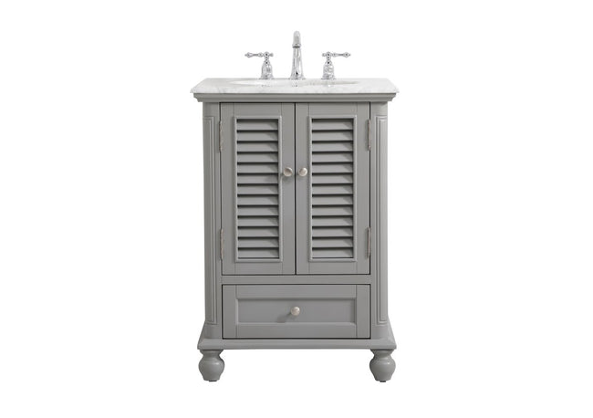 VF30524GR 24" Single Bathroom Vanity in Grey
