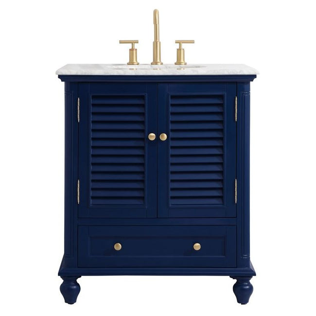 VF30530BL 30" Single Bathroom Vanity in Blue