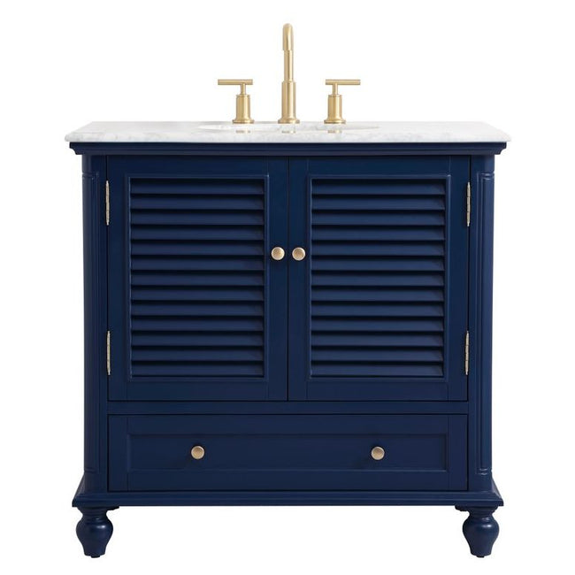 VF30536BL 36" Single Bathroom Vanity in Blue