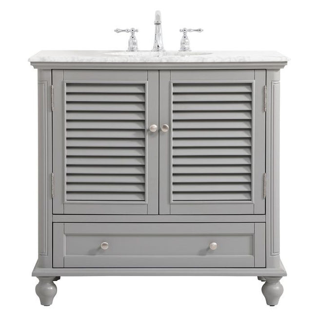 VF30536GR 36" Single Bathroom Vanity in Grey