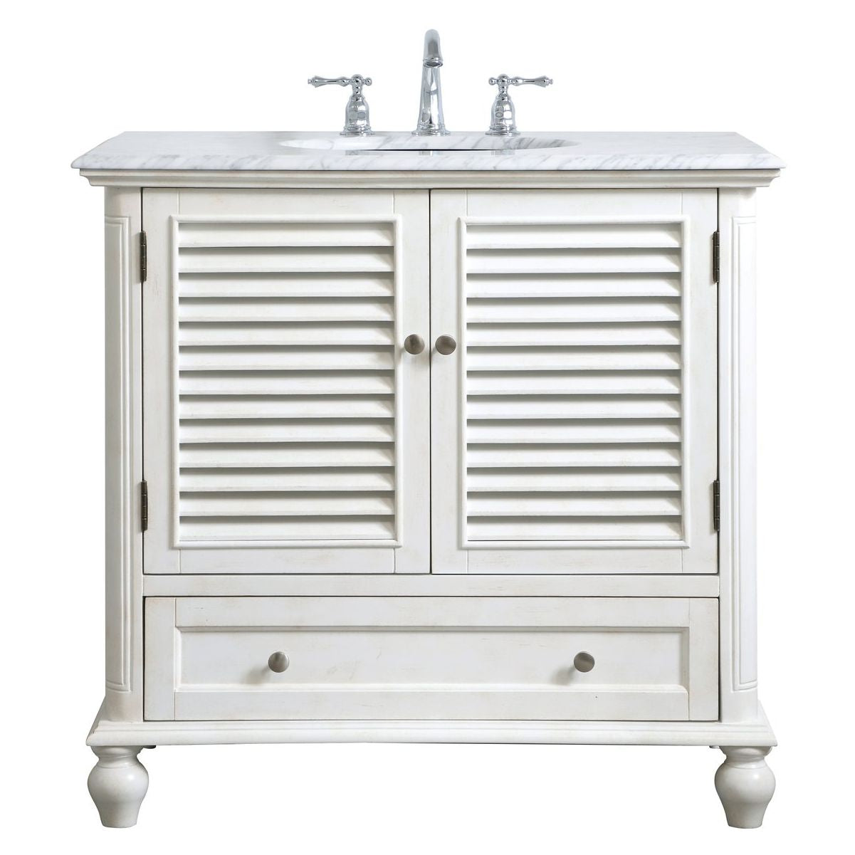 VF30536AW 36" Single Bathroom Vanity in Antique White