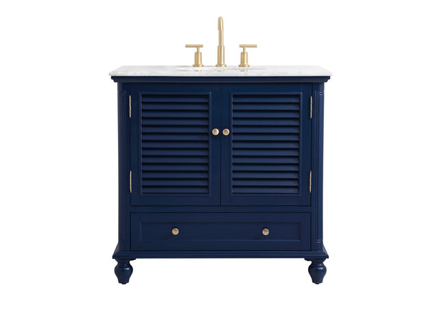 VF30536BL 36" Single Bathroom Vanity in Blue