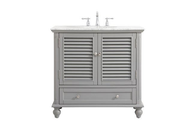 VF30536GR 36" Single Bathroom Vanity in Grey