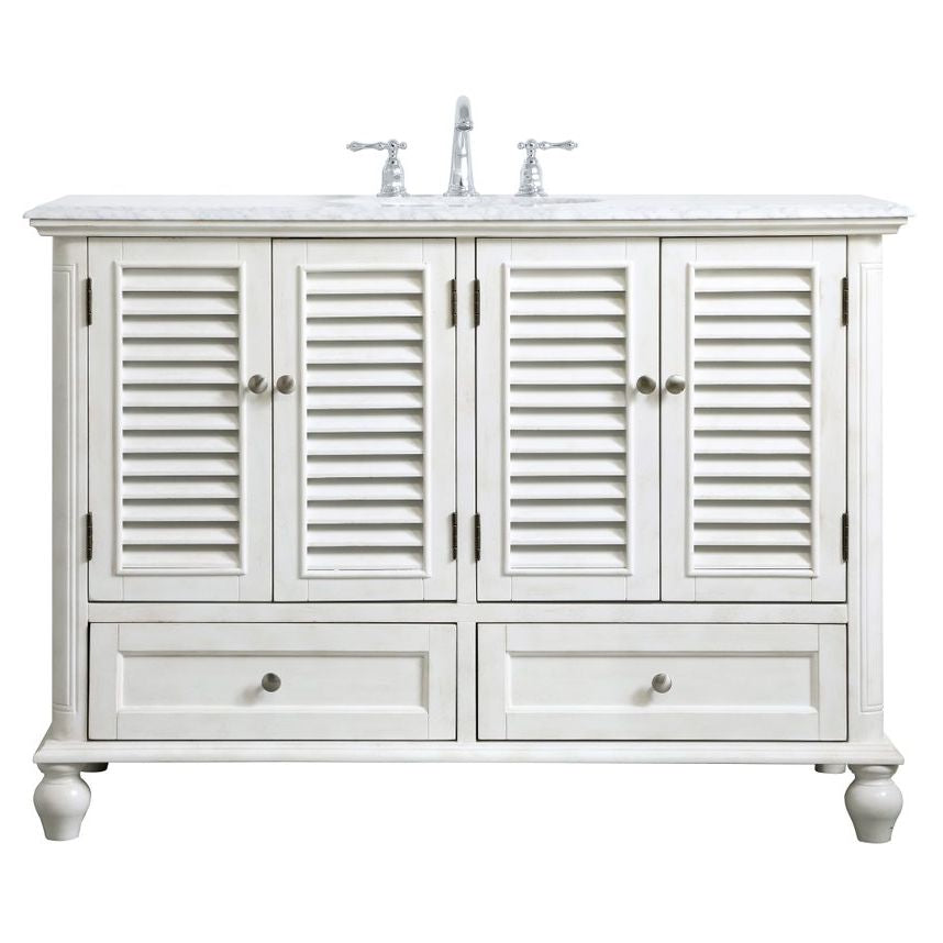 VF30548AW 48" Single Bathroom Vanity in Antique White