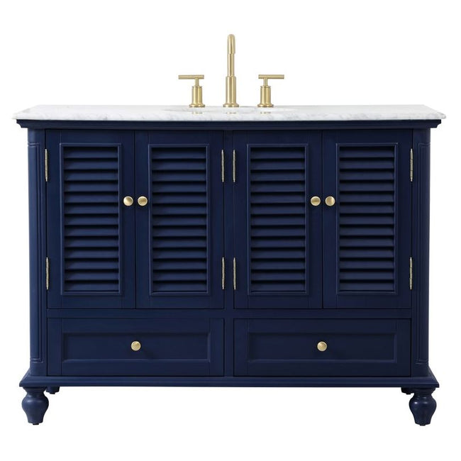 VF30548BL 48" Single Bathroom Vanity in Blue