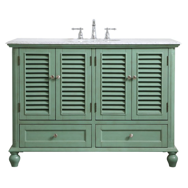 VF30548VM 48" Single Bathroom Vanity in Vintage Mint