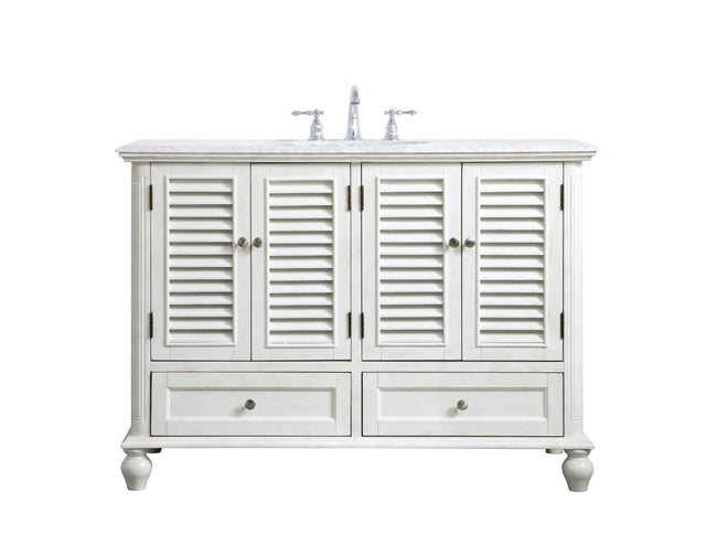 VF30548AW 48" Single Bathroom Vanity in Antique White