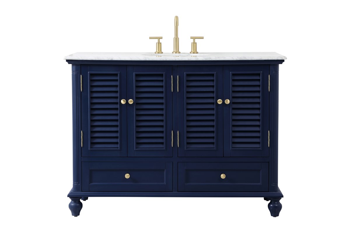 VF30548BL 48" Single Bathroom Vanity in Blue
