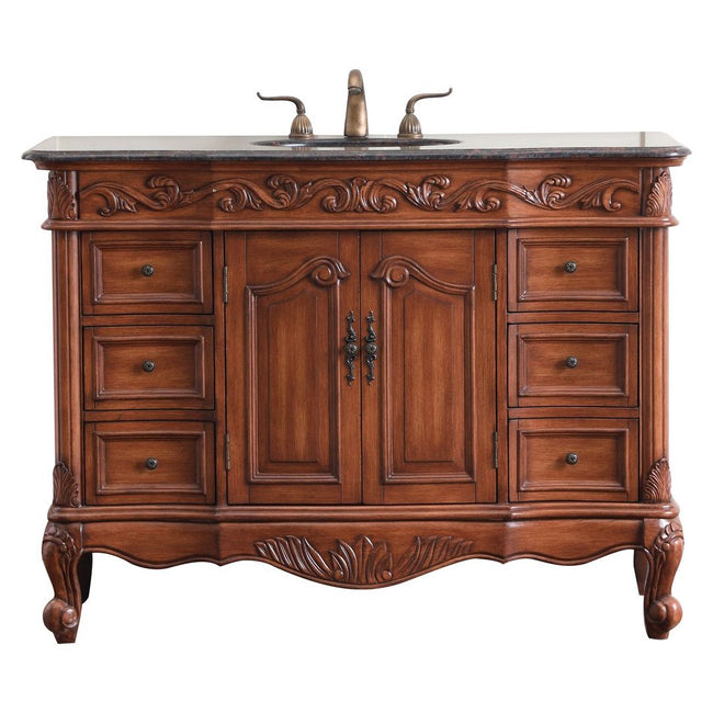 VF38848TK 48" Single Bathroom Vanity Set in Teak