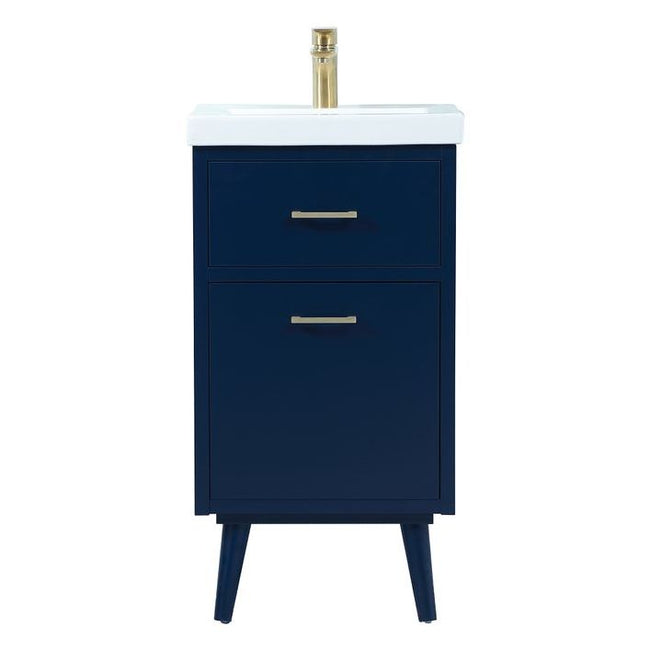 VF41018MBL 18" Bathroom Vanity in Blue