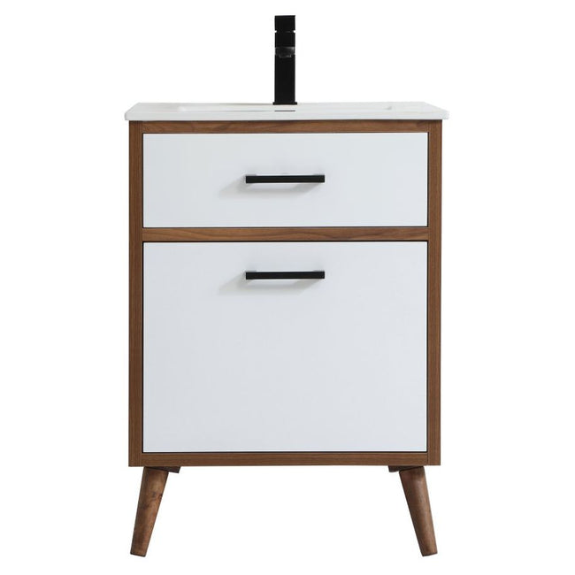 VF41024WH 24" Bathroom Vanity in Matte White