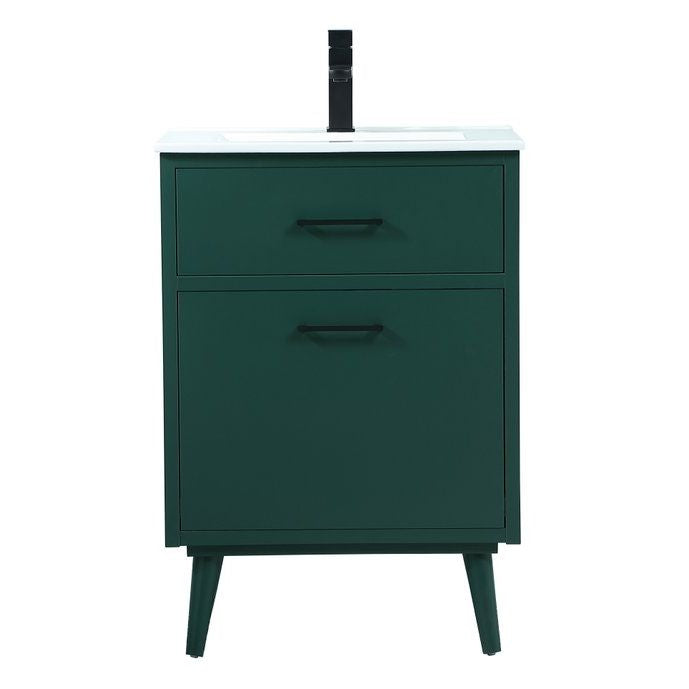 VF41024MGN 24" Bathroom Vanity in Green