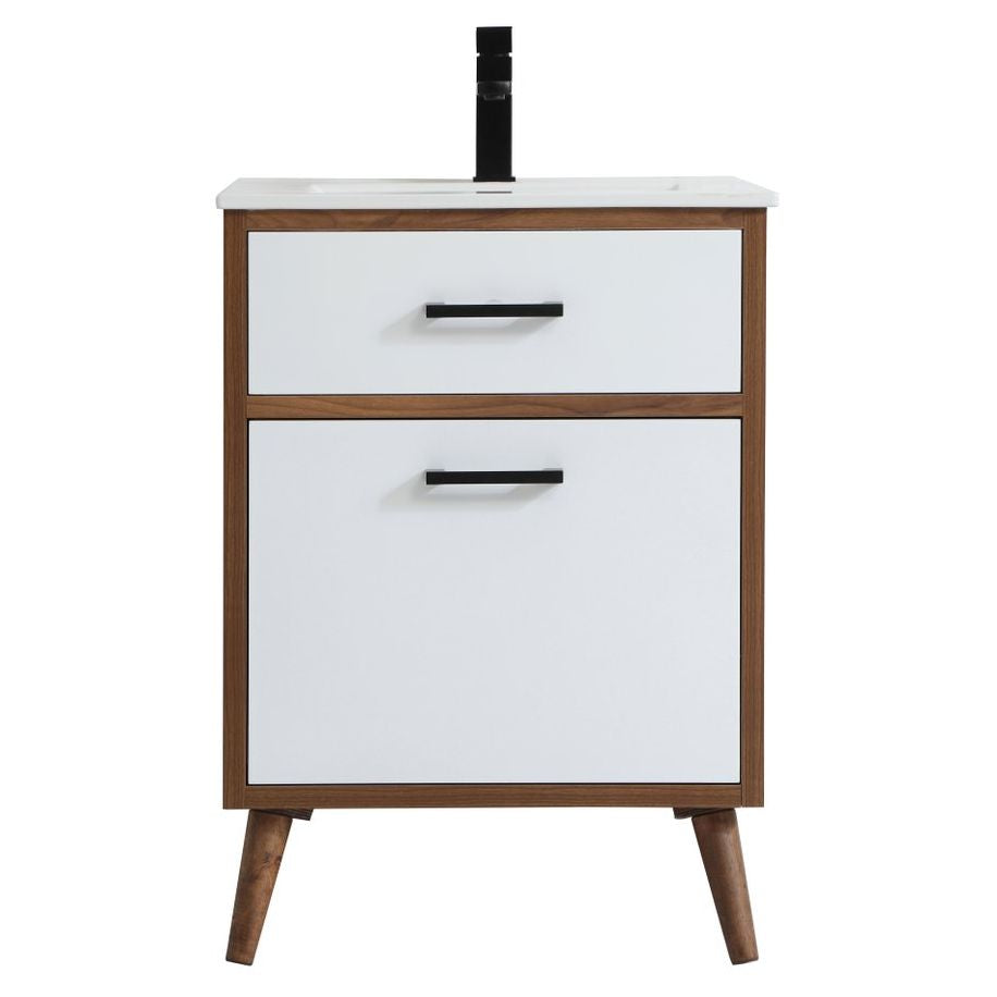 VF41024WH 24" Bathroom Vanity in Matte White