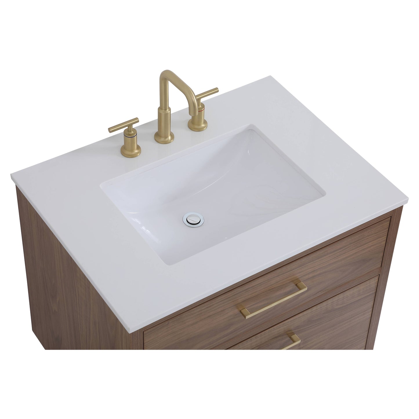 VF41030WB 30" Bathroom Vanity in Walnut Brown