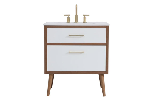VF41030WH 30" Bathroom Vanity in White