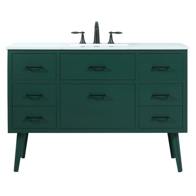 VF41048MGN 48" Bathroom Vanity in Green