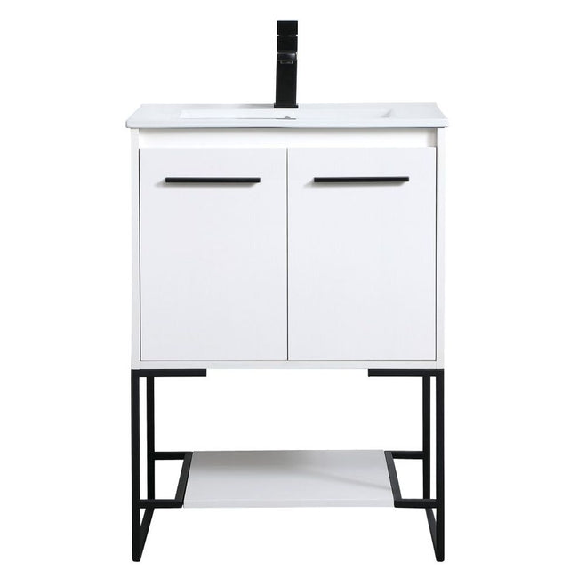 VF42024WH 24" Single Bathroom Vanity in White