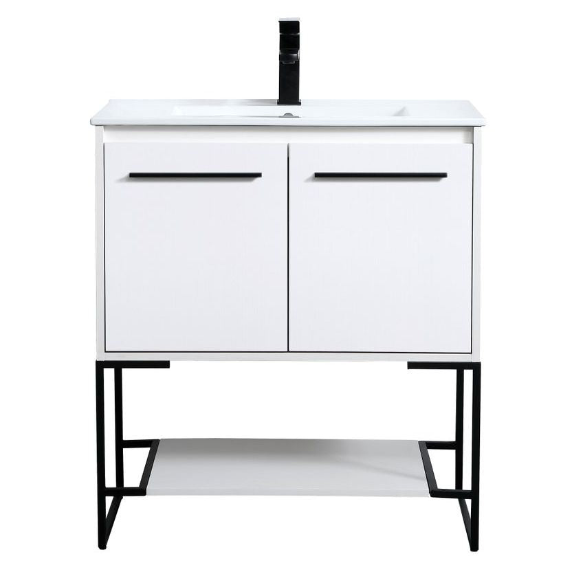 VF42030WH 30" Single Bathroom Vanity in White