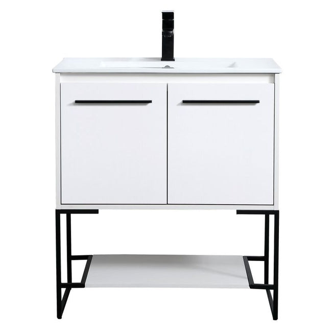 VF42030WH 30" Single Bathroom Vanity in White