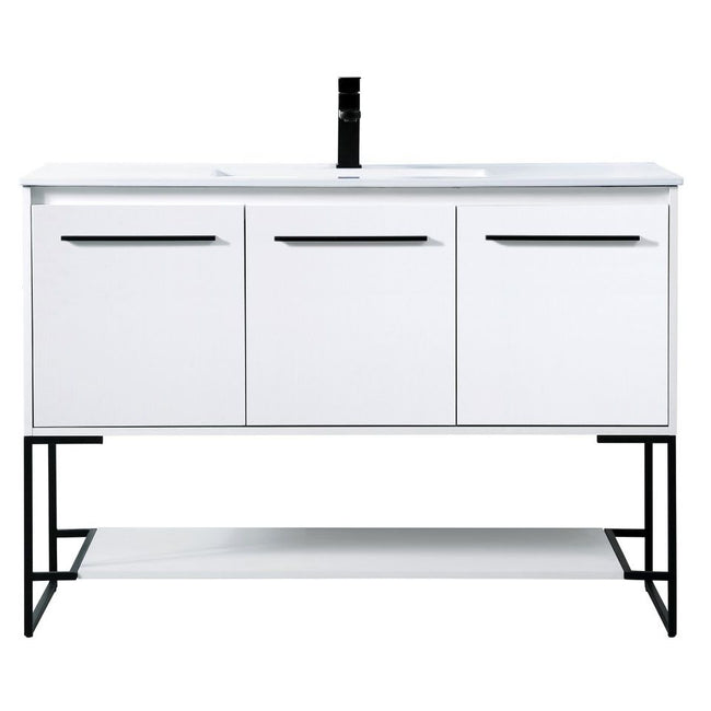 VF42048WH 48" Single Bathroom Vanity in White
