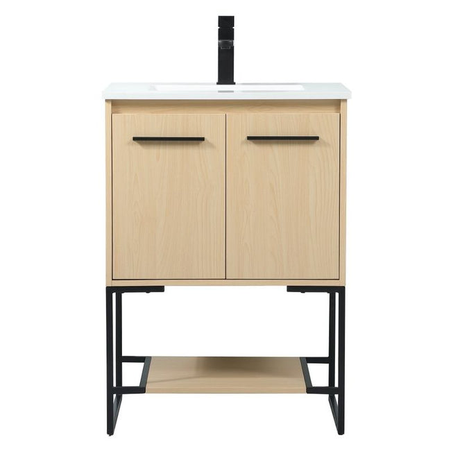 VF42524MMP 24" Single Bathroom Vanity in Maple