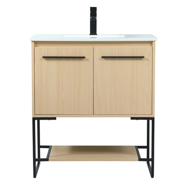 VF42530MMP 30" Single Bathroom Vanity in Maple