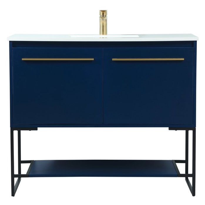 VF42540MBL 40" Single Bathroom Vanity in Blue