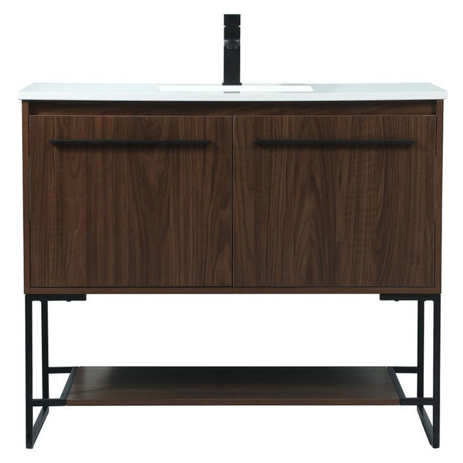 VF42540MWT 40" Single Bathroom Vanity in Walnut