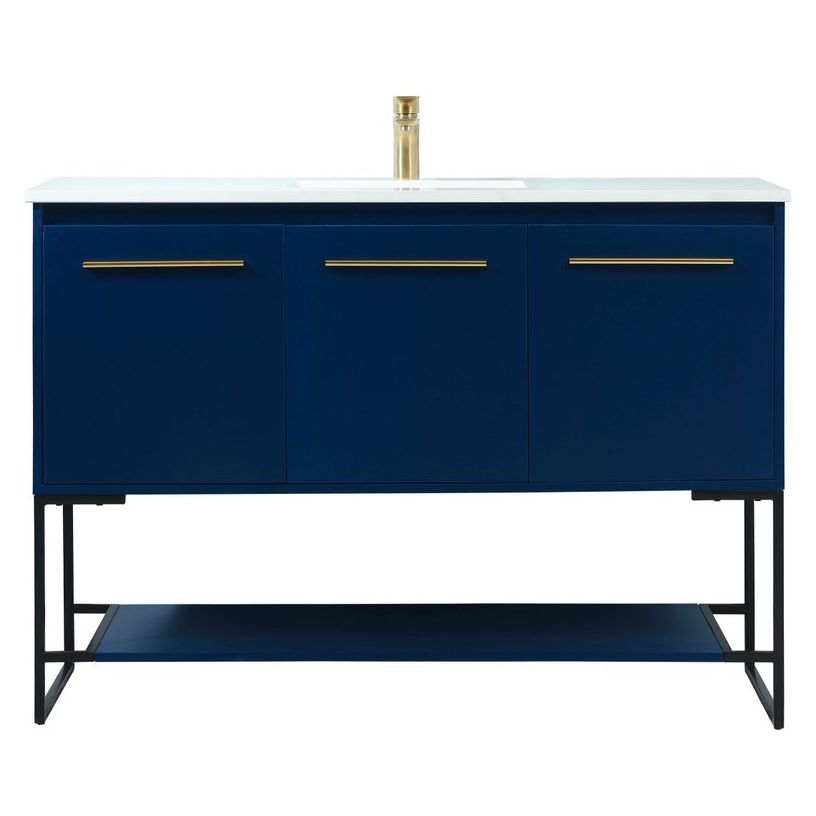 VF42548MBL 48" Single Bathroom Vanity in Blue