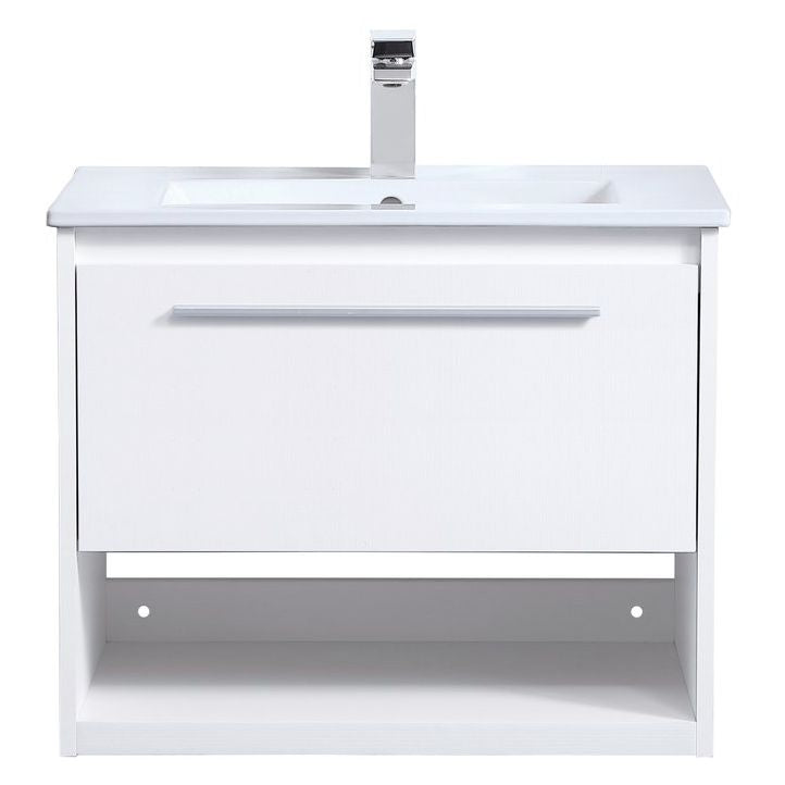 VF43024WH 24" Single Bathroom Floating Vanity in White