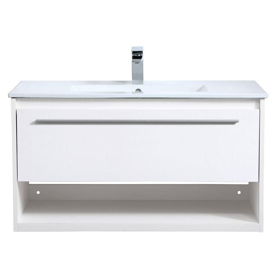VF43036WH 36" Single Bathroom Floating Vanity in White