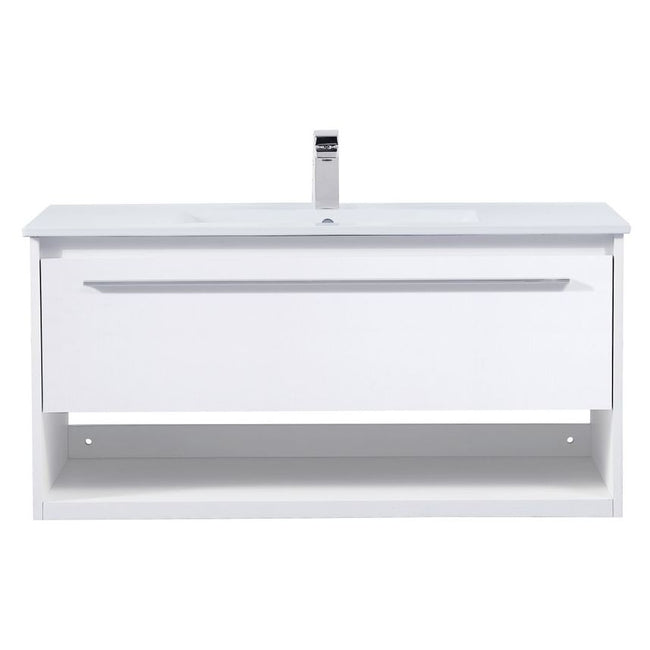 VF43040WH 40" Single Bathroom Floating Vanity in White