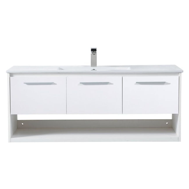 VF43048WH 48" Single Bathroom Floating Vanity in White