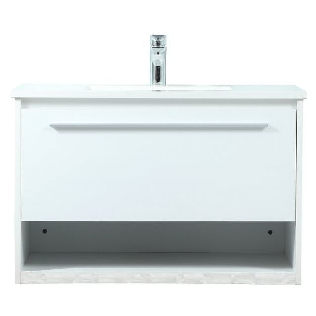 VF43530MWH 30" Single Bathroom Vanity in White