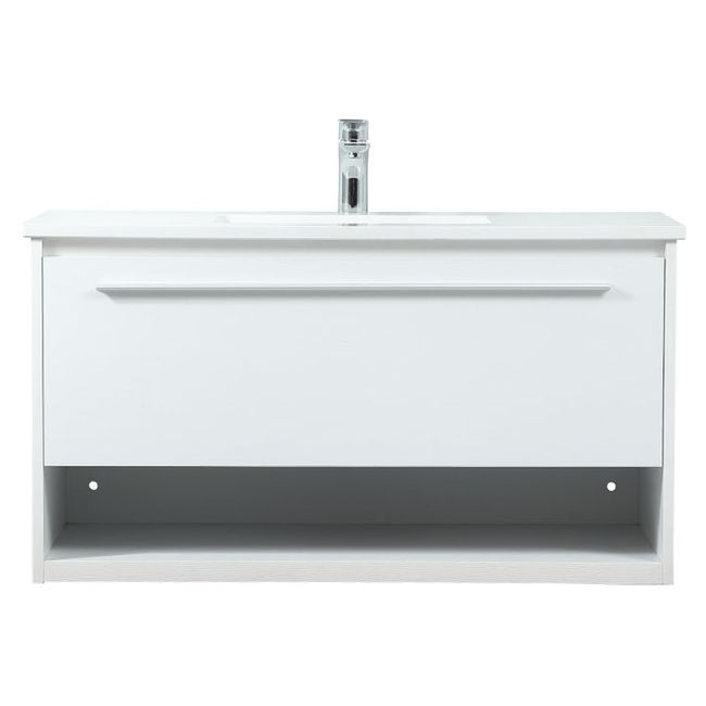 VF43536MWH 36" Single Bathroom Vanity in White