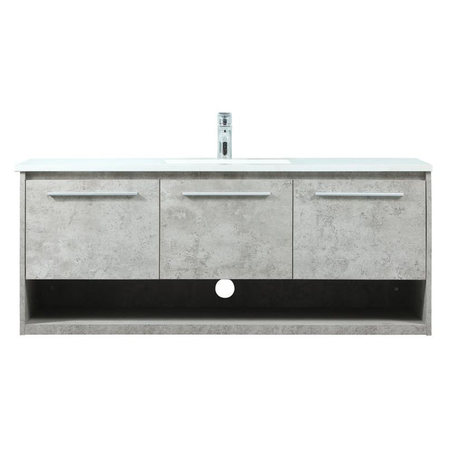 VF43548MCG 48" Single Bathroom Vanity in Concrete Grey