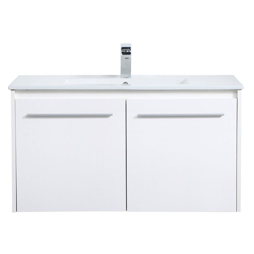 VF44036WH 36" Single Bathroom Floating Vanity in White