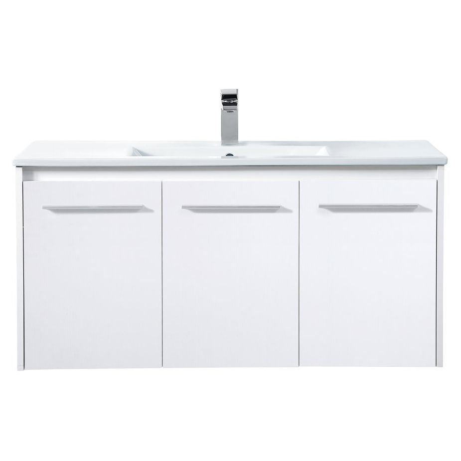 VF44040WH 40" Single Bathroom Floating Vanity in White