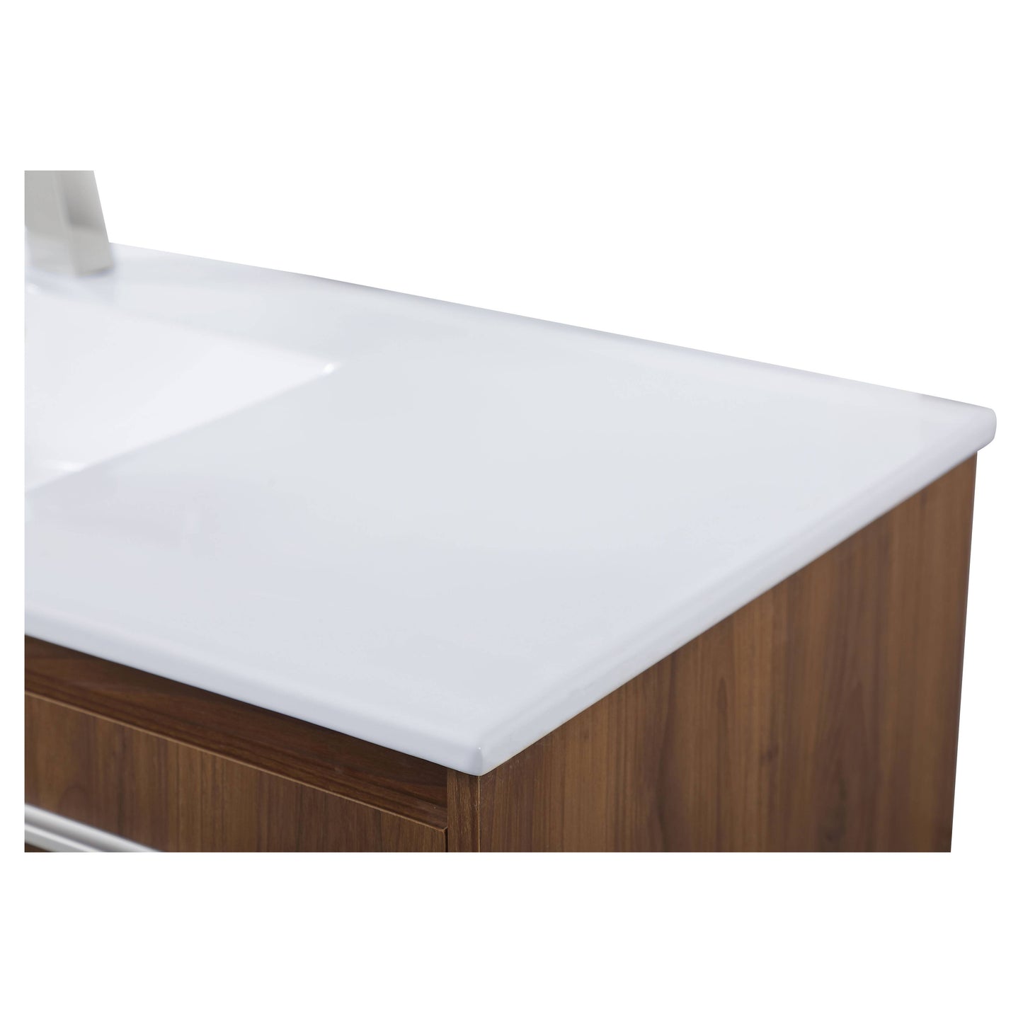 VF44048WB 48" Single Bathroom Floating Vanity in Walnut Brown