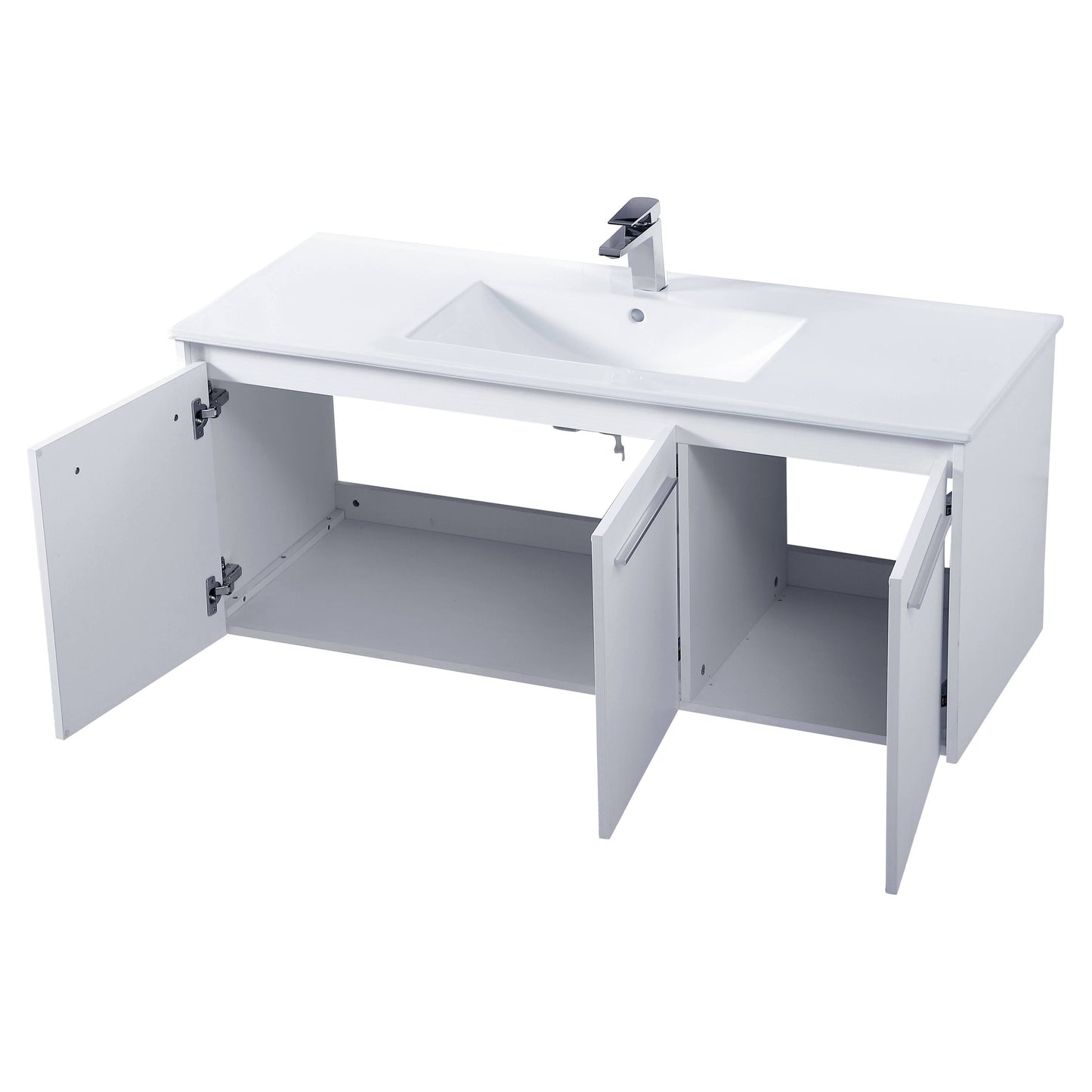 VF44048WH 48" Single Bathroom Floating Vanity in White