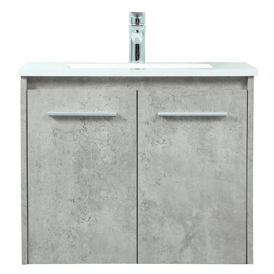 VF44524MCG 24" Single Bathroom Vanity in Concrete Grey