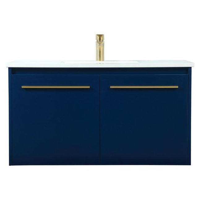VF44536MBL 36" Single Bathroom Vanity in Blue