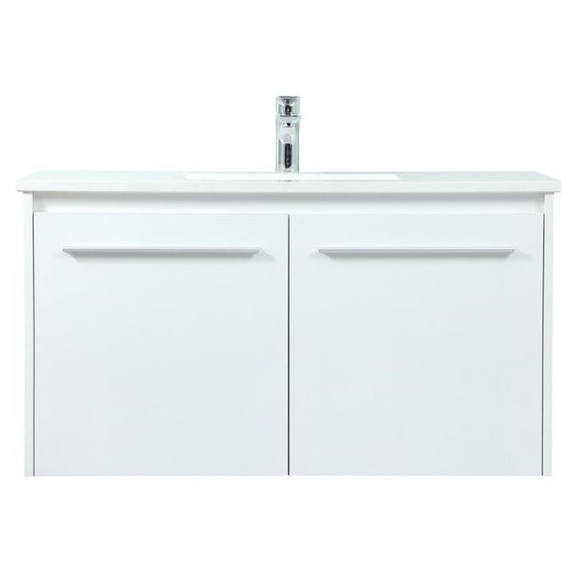 VF44536MWH 36" Single Bathroom Vanity in White