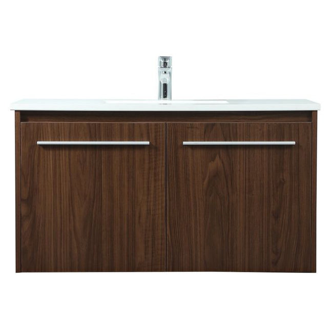 VF44536MWT 36" Single Bathroom Vanity in Walnut