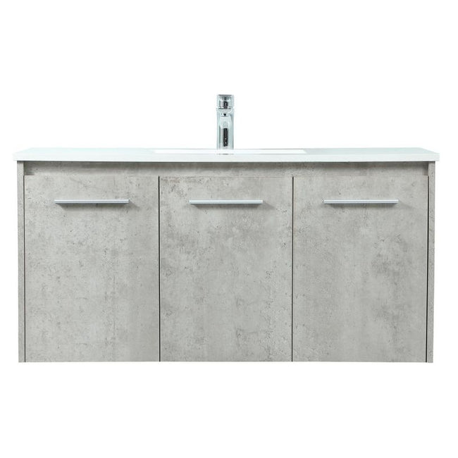 VF44540MCG 40" Single Bathroom Vanity in Concrete Grey
