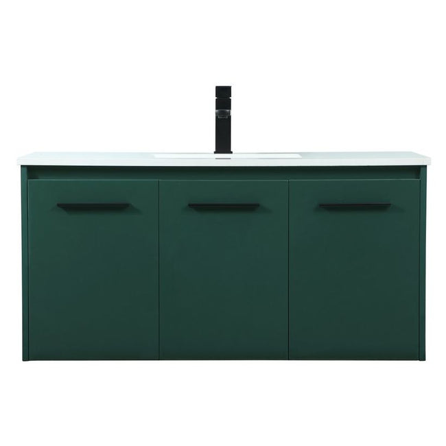 VF44540MGN 40" Single Bathroom Vanity in Green