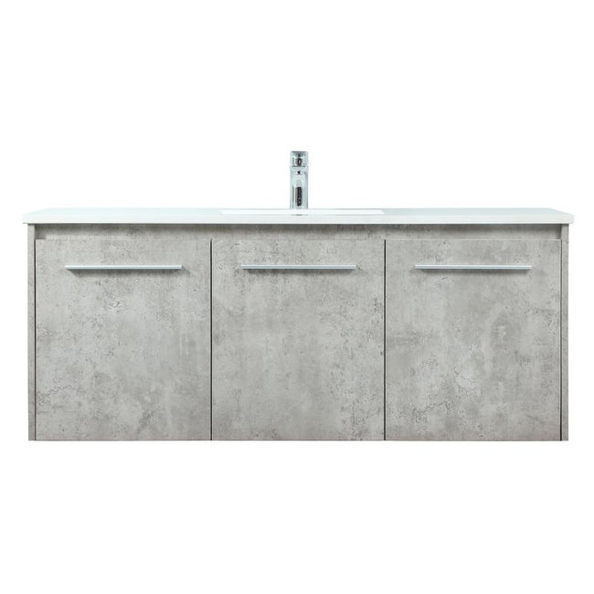 VF44548MCG 48" Single Bathroom Vanity in Concrete Grey