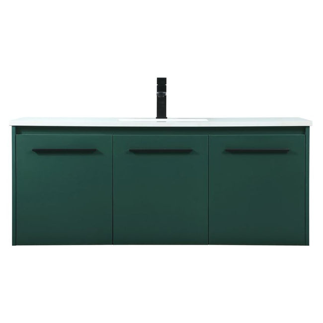 VF44548MGN 48" Single Bathroom Vanity in Green