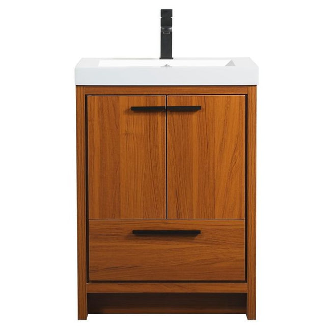 VF46024MTK 24" Single Bathroom Vanity in Teak