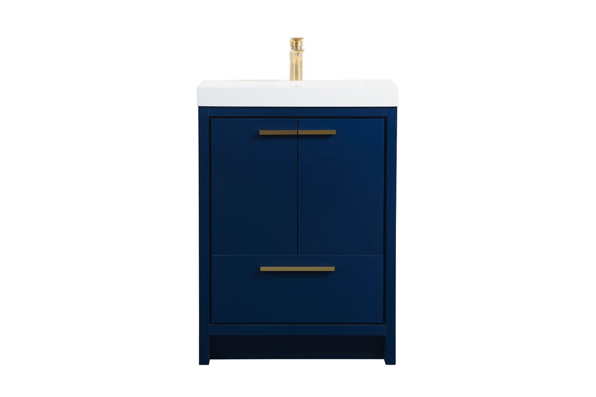 VF46024MBL 24" Single Bathroom Vanity in Blue